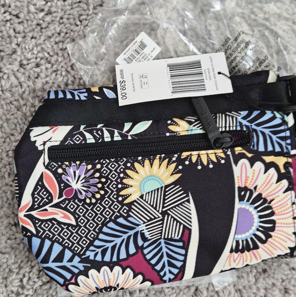 New Nwt Vera Bradley Crossbody Waterbottle Carrier